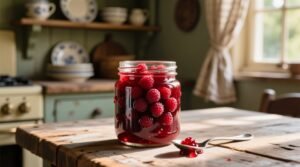 Quick raspberry jam science backed 15 minute method no pectin.jpg