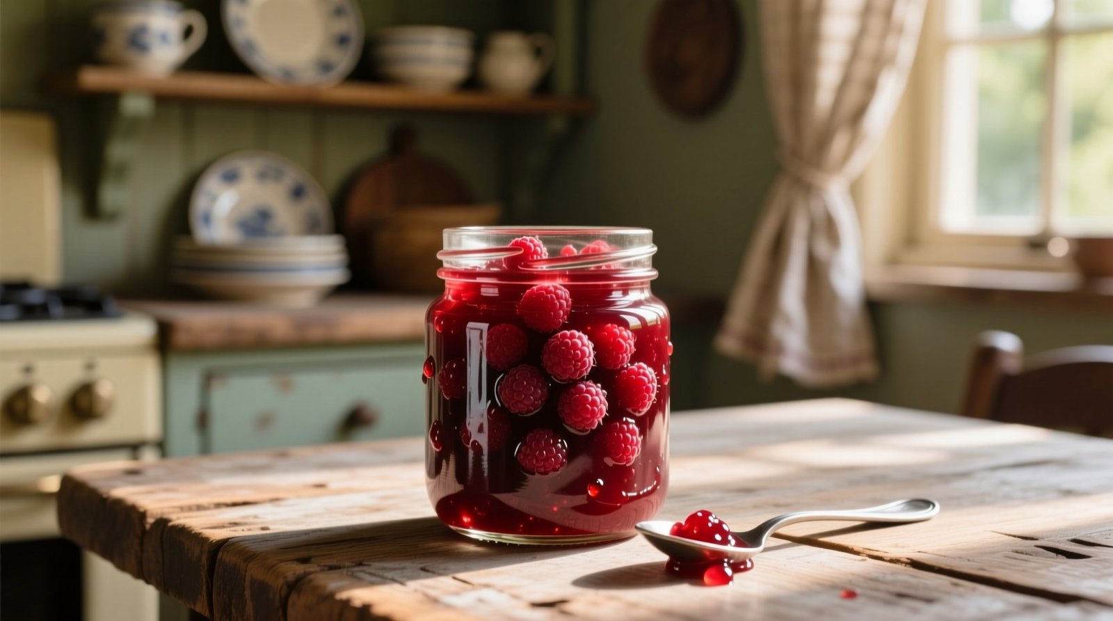 Quick raspberry jam science backed 15 minute method no pectin.jpg