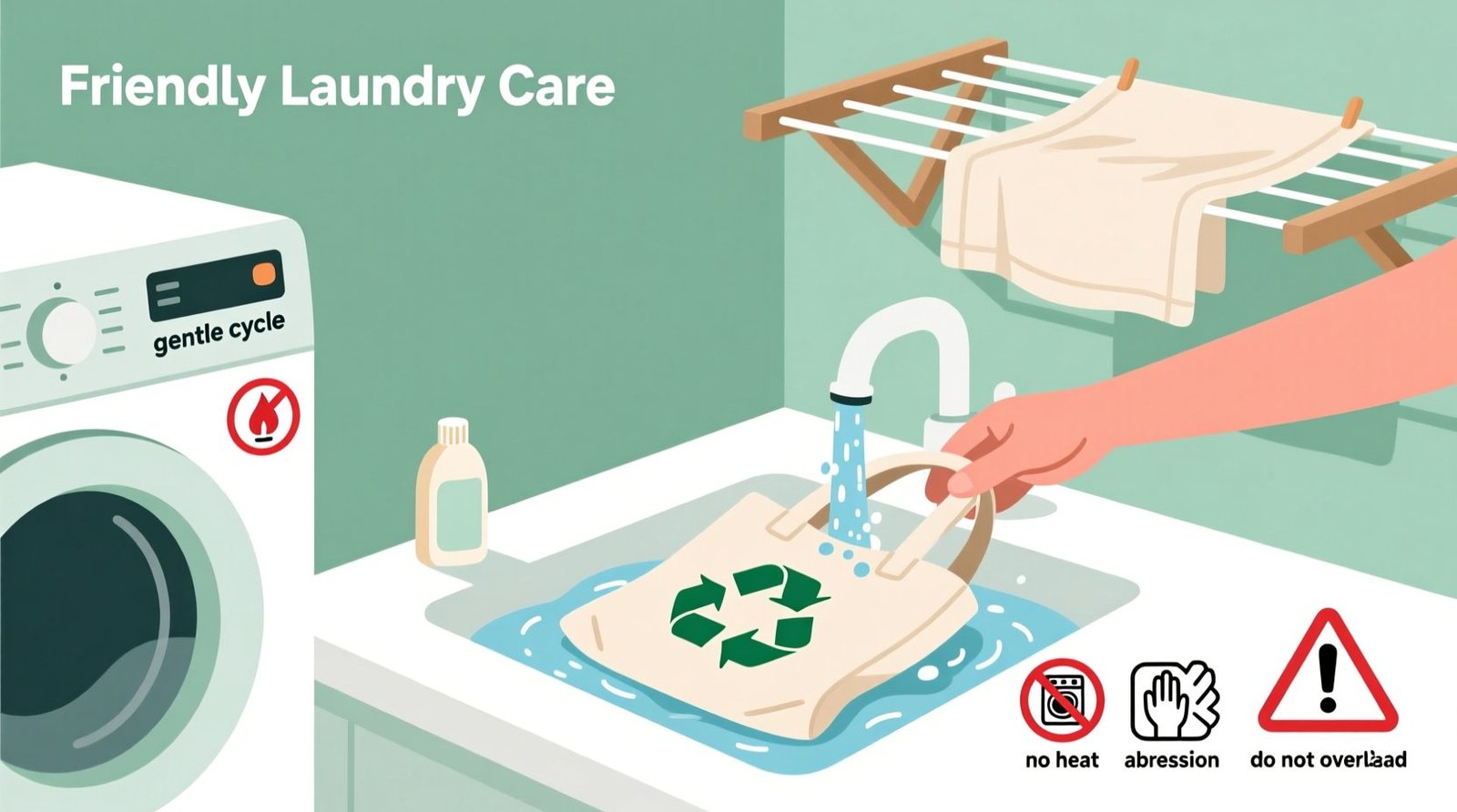 Recycled pet tote bags washable without pilling.jpg