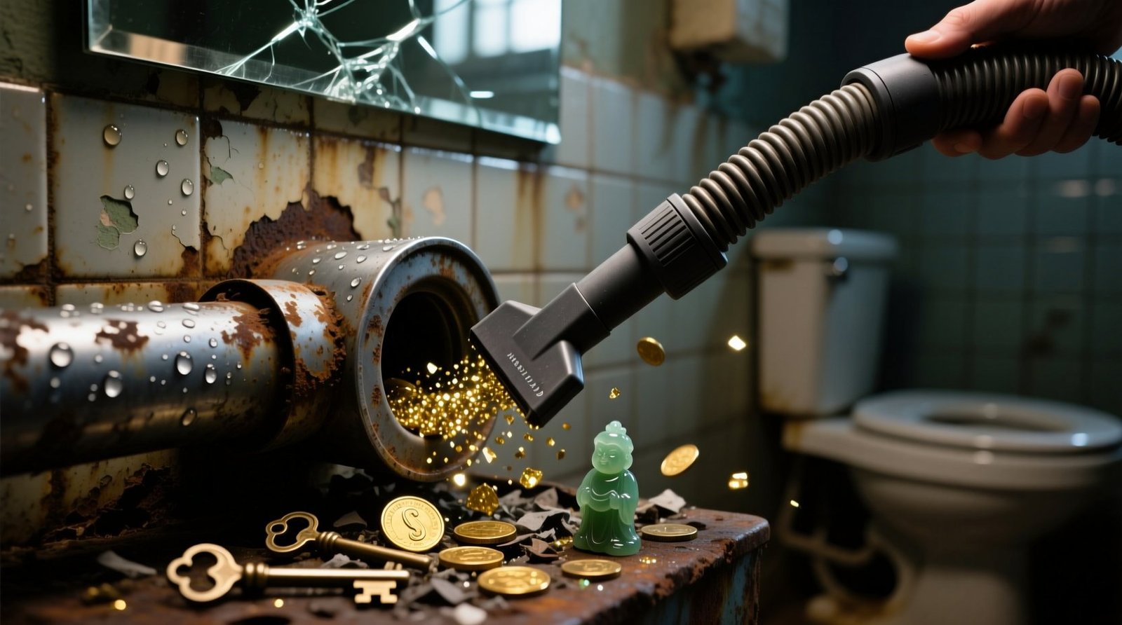 Retrieve valuables from your drain with a vacuum and pliers.jpg