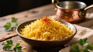 Saffron rice recipe science backed method for perfect color flavor.jpg