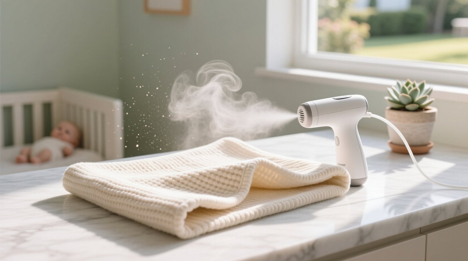 Sanitize baby blankets without damaging fibers.jpg