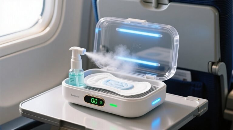 Sanitize cloth pads while traveling no hot water.jpg