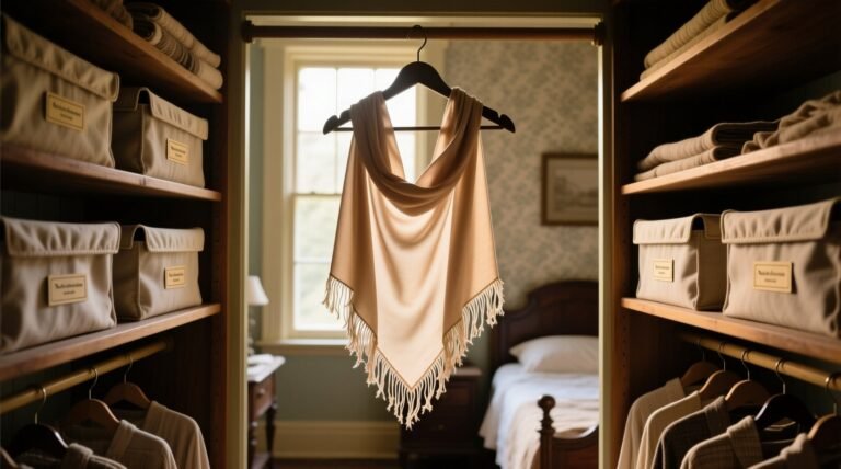 Scarves hanging vs folding for fringe integrity.jpg