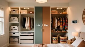 Shared closet organization for mismatched styles.jpg