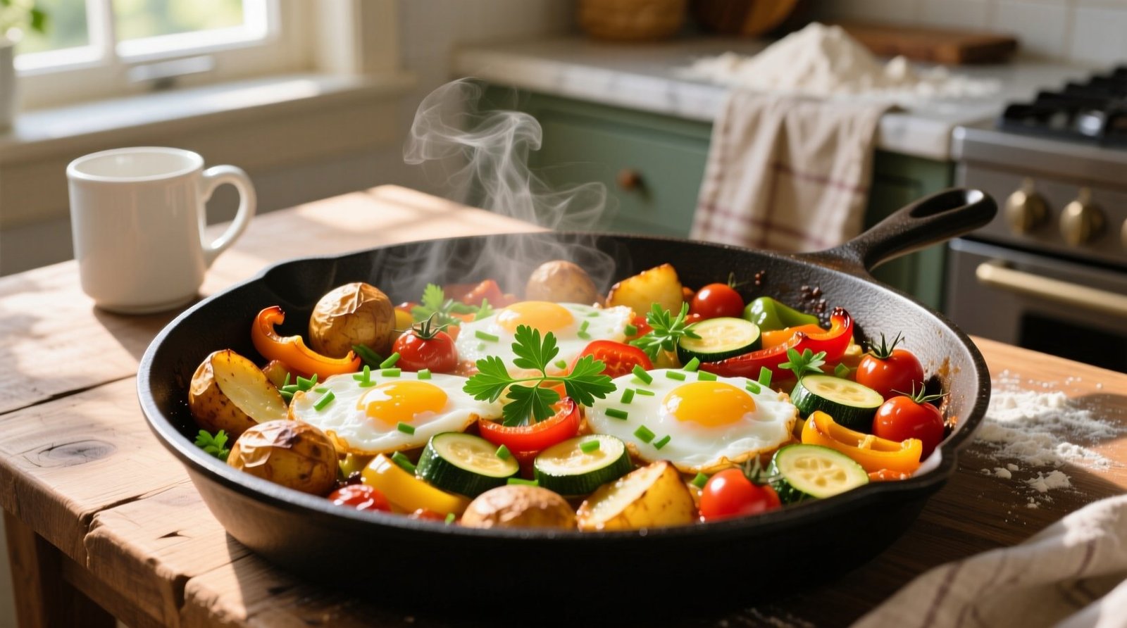 Sheet pan vegetable hash eggs science backed efficiency guide.jpg