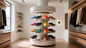 Shoe carousel for narrow closets truths trade offs.jpg