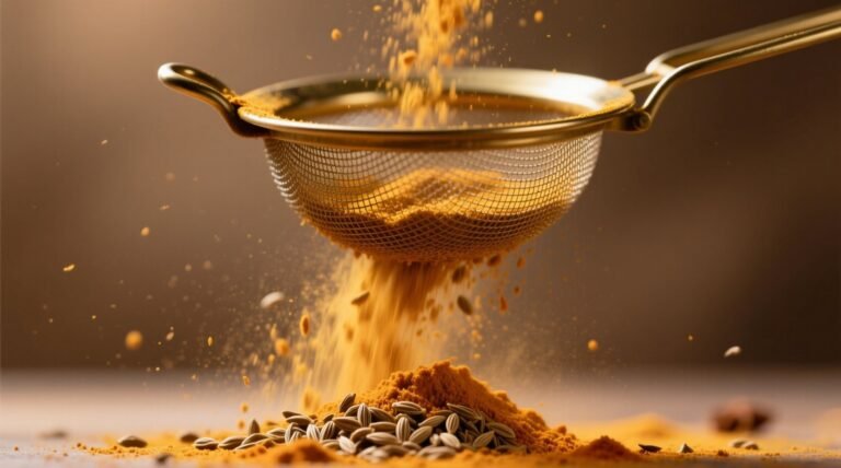 Sift freshly ground spices for better smoother texture science backed method.jpg