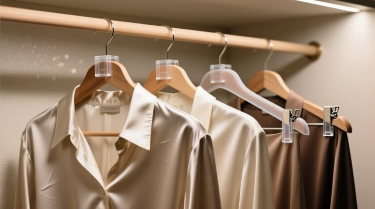 Silk blouse hanger fix acrylic clips vs silicone strips.jpg