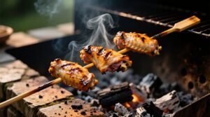 Skewer and grill chicken wings for most delicious crisp science backed method.jpg