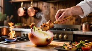 Skewer food not your hands with the help of an onion science backed method.jpg