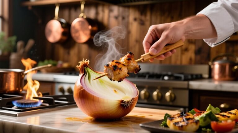 Skewer food not your hands with the help of an onion science backed method.jpg