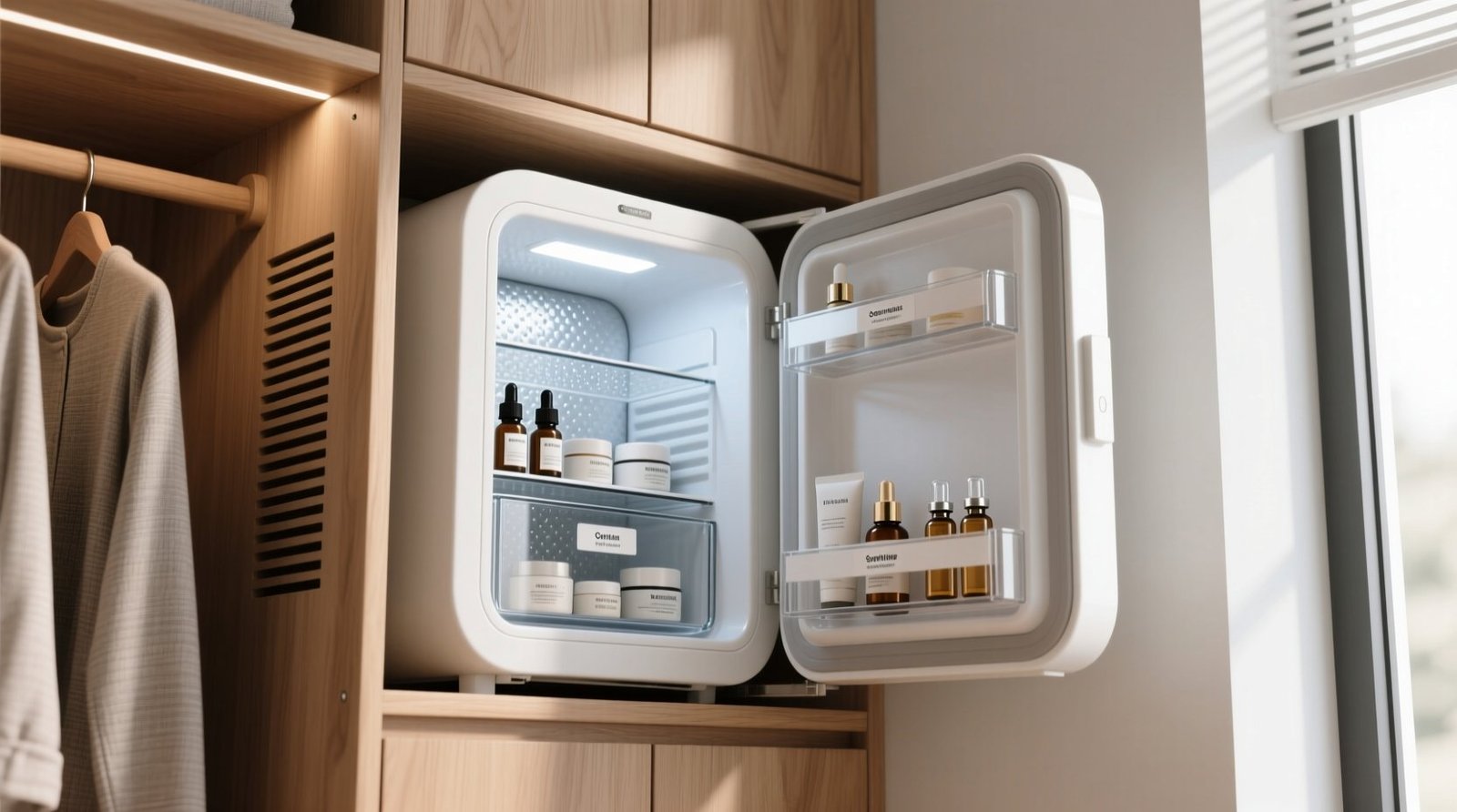 Skincare fridge closet storage tips.jpg