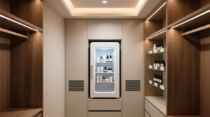 Skincare fridge in closet safe ventilation guide.jpg