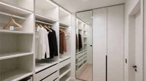 Small closet organization one rod zero shelves.jpg