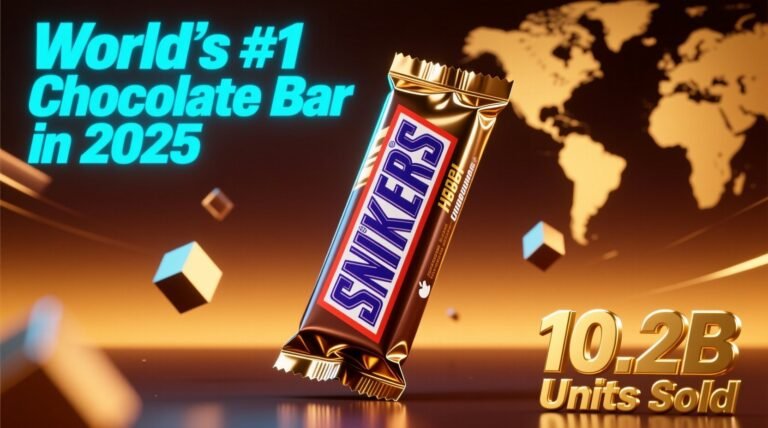 Snickers worlds 1 chocolate bar in 2025 102b units sold.jpg