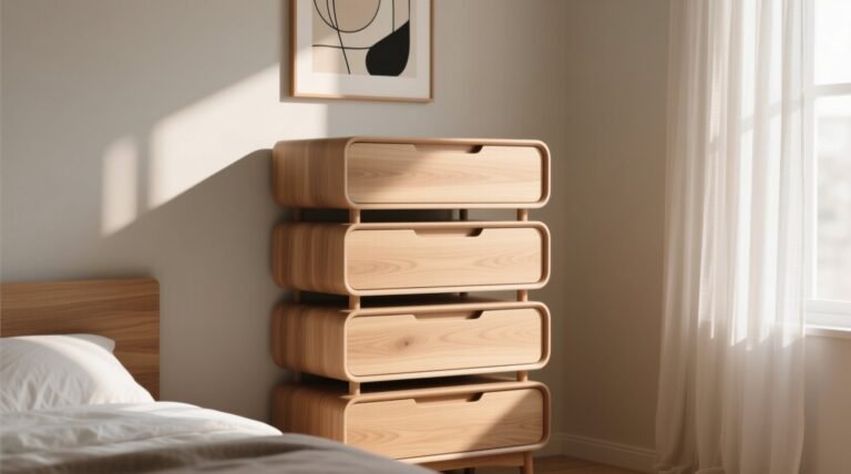 Stackable dressers maximize storage options in small closets.jpg
