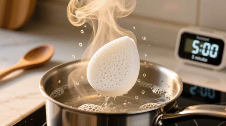 Steam sanitize makeup sponges with a kettle.jpg
