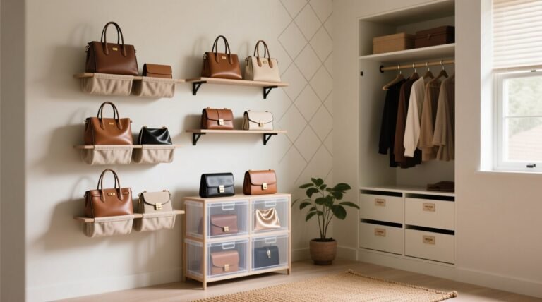 Storage ideas for purses and handbags science backed organization.jpg