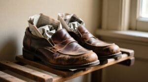 Stuff your shoes with newspaper to keep their shape heres what actually works.jpg