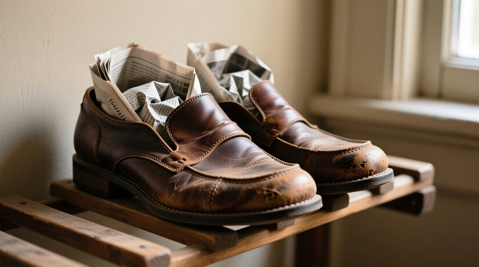 Stuff your shoes with newspaper to keep their shape heres what actually works.jpg