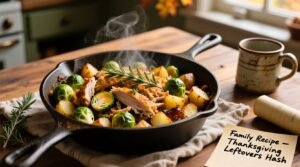 Thanksgiving leftovers brussels sprout potato turkey hash recipe.jpg
