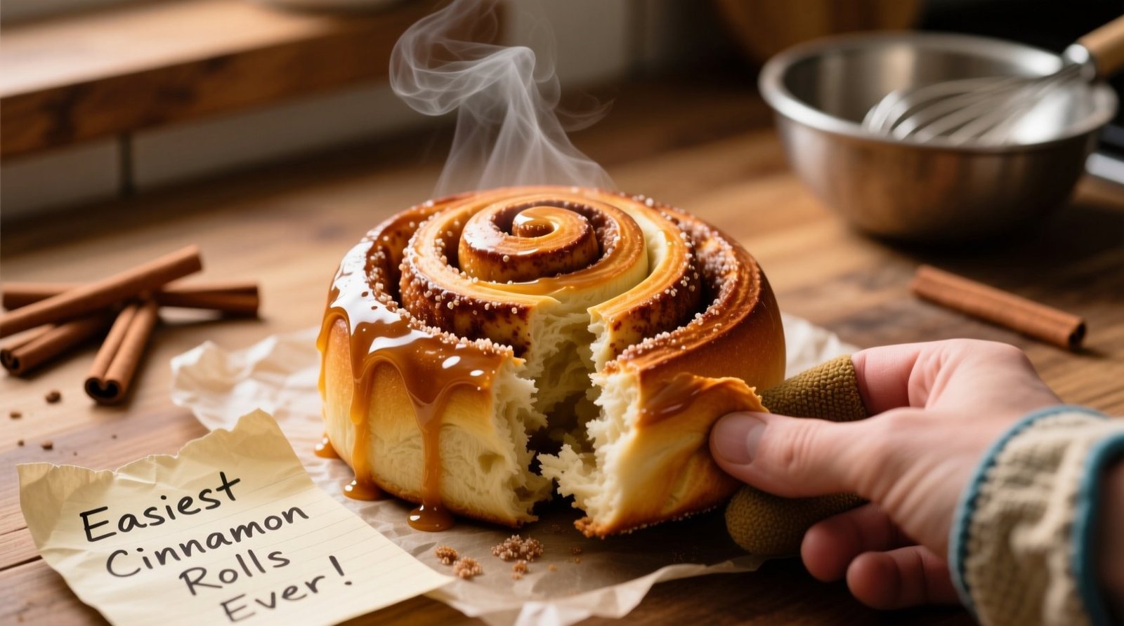 The Easiest Way to Make Cinnamon Rolls If You Suck at Baking