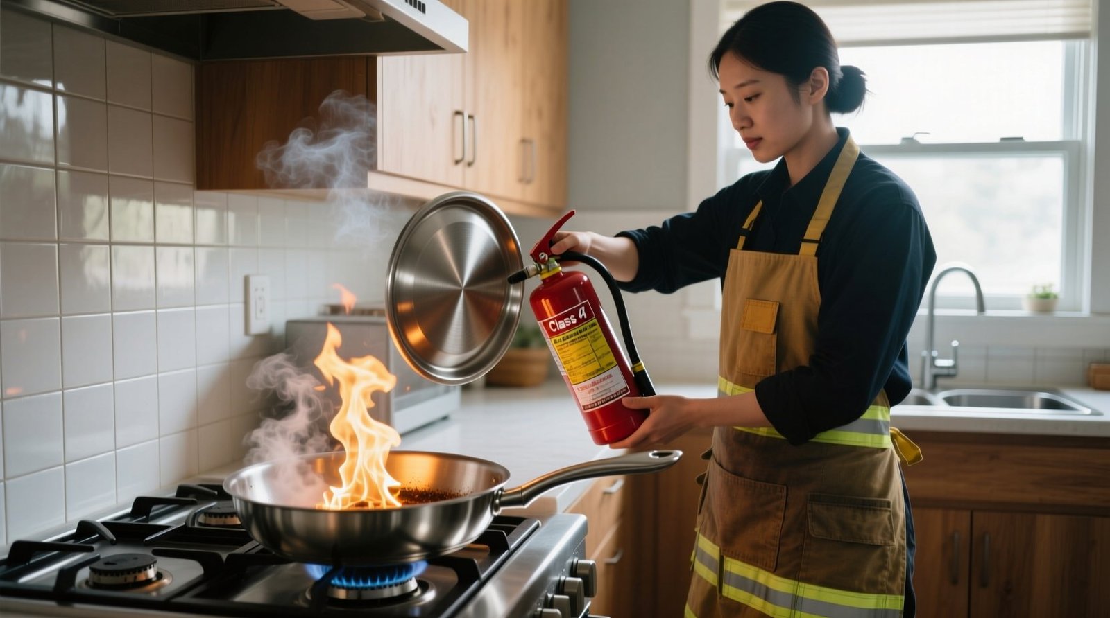 The Right Way to Put Out a Kitchen Fire: Science-Backed Protocol