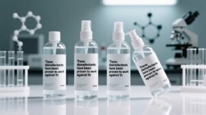 These disinfectants have been proven to work against the.jpg