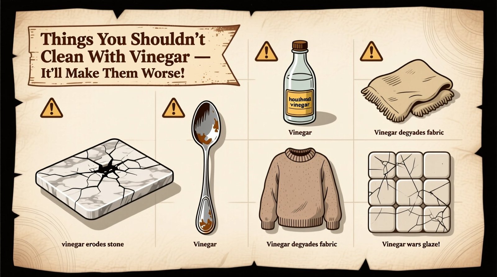 Things you shouldnt clean with vinegar because itll make them worse.jpg