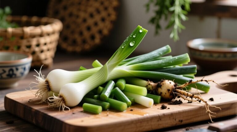 This dip uses every part of the green onion even the roots.jpg