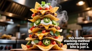 This nacho stacking method ensures every bite is just a perfect balance.jpg
