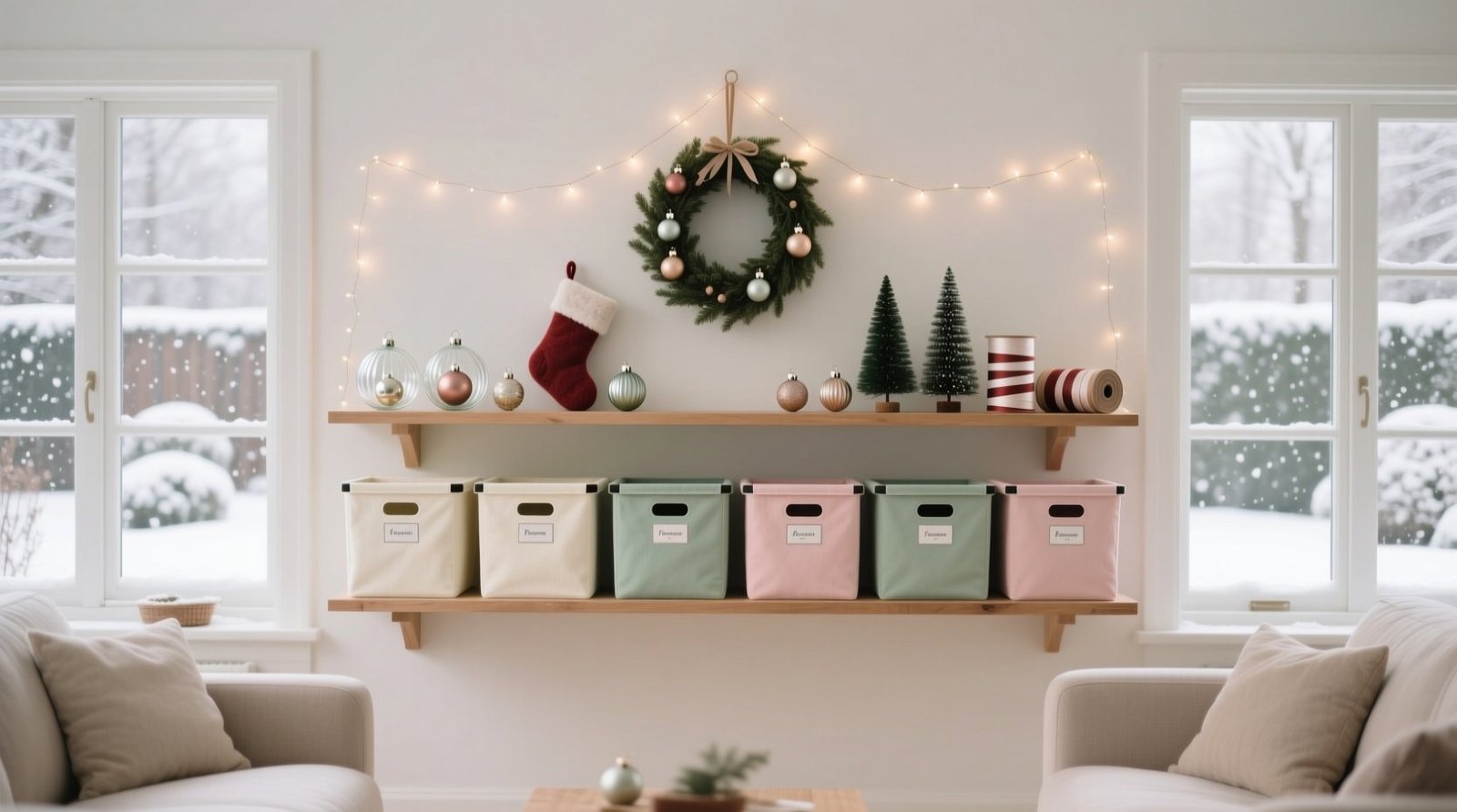 Tips for organizing holiday decor science backed storage systems.jpg
