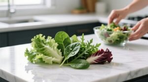 Tips to avoid getting sick from salad greens science backed storage prep.jpg