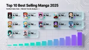 Top 10 best selling manga 2025 verified sales data market trends.jpg