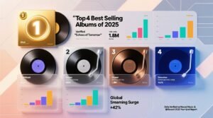 Top 4 best selling albums 2025 verified sales data market analysis.jpg