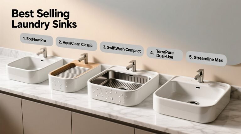Top 5 best selling laundry sinks with washboards in 2025.jpg