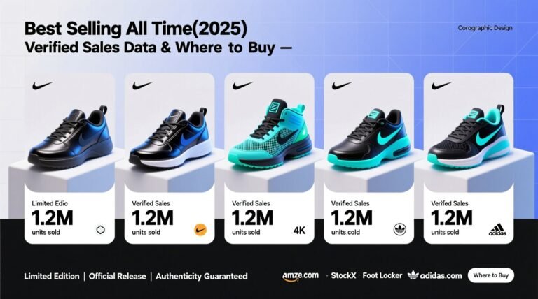 Top 5 best selling sneakers of all time 2025 verified sales data where to buy.jpg