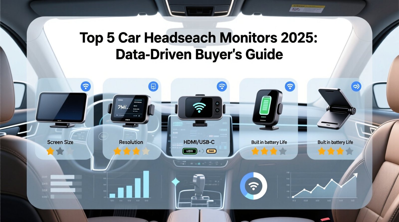 Top 5 car headrest monitors 2025 data driven buyers guide.jpg