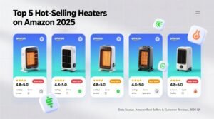 Top 5 hot selling heaters on amazon 2025 data analysis.jpg