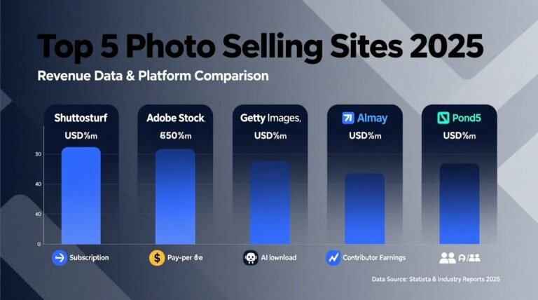 Top 5 photo selling sites 2025 revenue data platform comparison.jpg