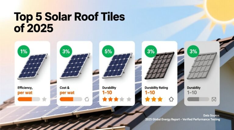 Top 5 solar roof tiles of 2025 efficiency cost durability compared.jpg