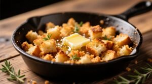 Upgrade boring bread crumbs by sauting them in butter.jpg