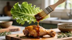 Use a lettuce leaf as a makeshift basting brush science backed hack.jpg