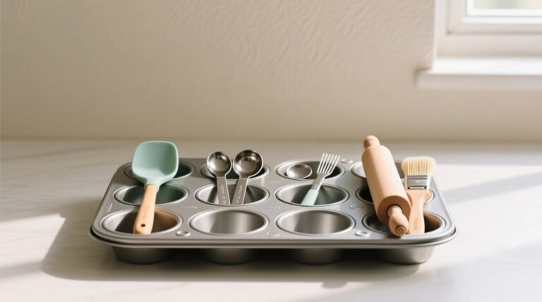 Use a muffin tin as mise en place for a clean and tidy kitchen.jpg