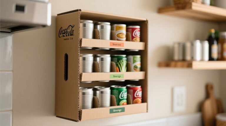 Use a soda box for easy canned food storage science backed pantry hack.jpg