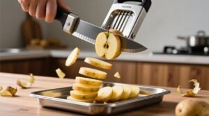 Use an apple slicer to cut potatoes even faster science backed hack.jpg
