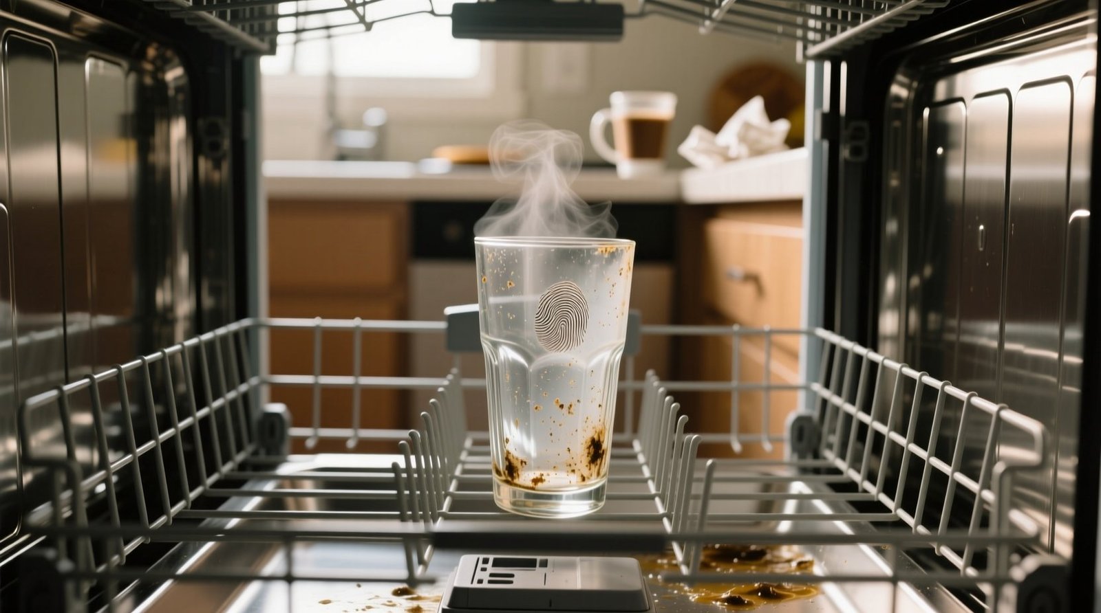 Use an Upright Glass in the Dishwasher as a Dirty Dish Holder—Yes, It’s Safe & Smart