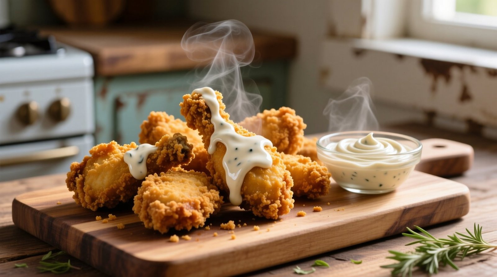 Use ranch dressing to bread your fried chicken science backed method.jpg