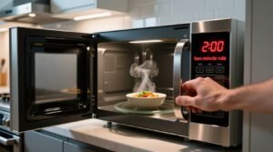 Use the two minute rule when microwaving food with a pa science backed protocol.jpg